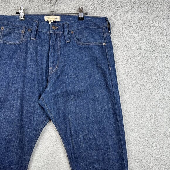 Madewell Jean Mens Size 34x32 Slim Fit Coyle Wash Raw Japanese Red Line Selvedge - Picture 7 of 16